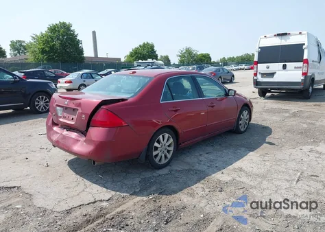 2007 Honda Accord 3.0 Ex z USA, uszkodzony, nr VIN 1HGCM66577A080779